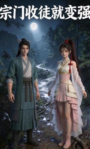 短剧《宗门收徒就变强》海报