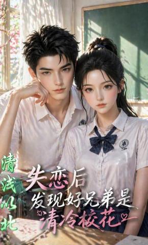 短剧《清浅以北：失恋后，发现好兄弟是清冷校花》海报