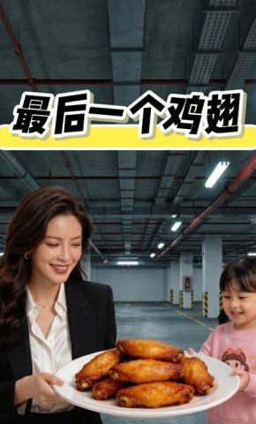 短剧《最后一个鸡翅》海报