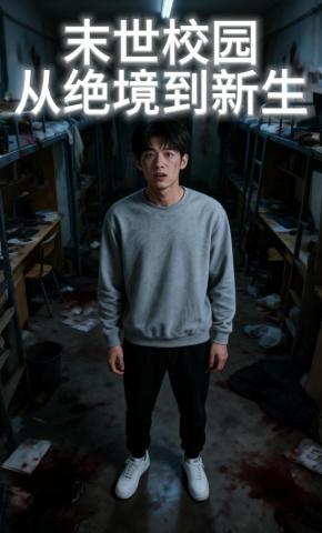 短剧《末世校园：从绝境到新生》海报