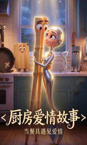 短剧《厨房爱情故事》海报