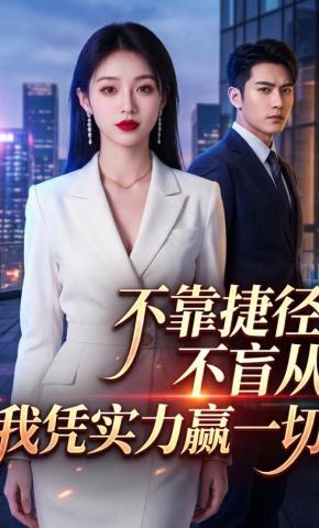 短剧《不靠捷径不盲从，我凭实力赢一切》海报