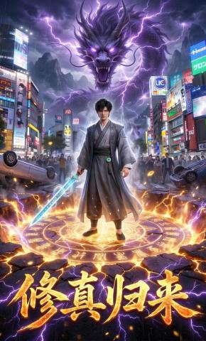 短剧《修真归来》海报