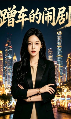 短剧《蹭车的闹剧》海报