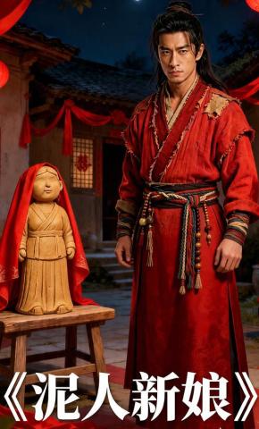 短剧《泥人新娘》海报