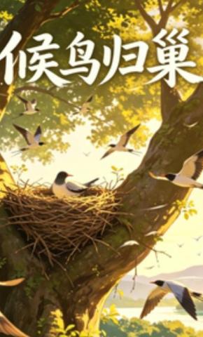 短剧《候鸟归巢》海报