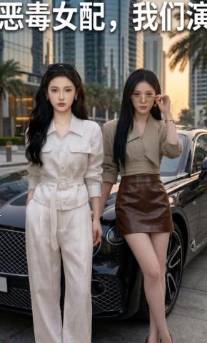 短剧《恶毒女配？我们演！》海报