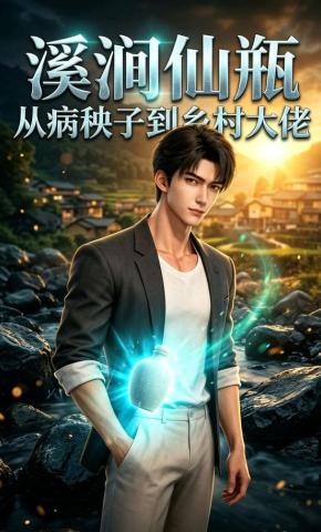 短剧《溪涧仙瓶，从病秧子到乡村大佬》海报