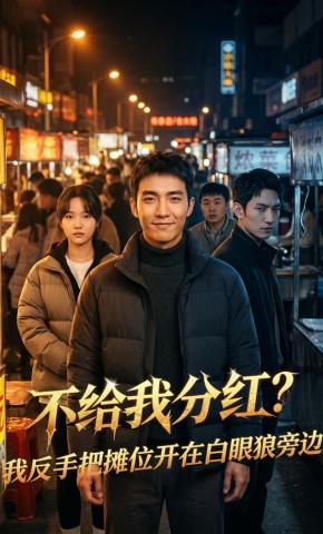 短剧《不给我分红？我反手把摊位开在白眼狼旁边》海报