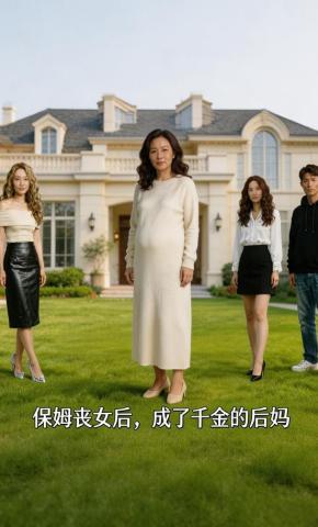 短剧《保姆丧女后，成了千金的后妈》海报