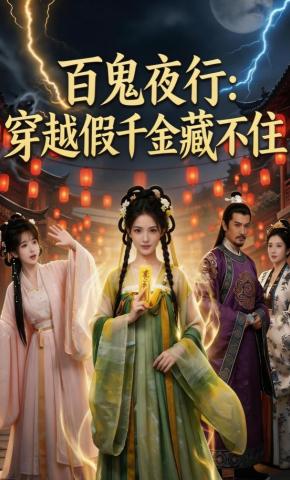 短剧《百鬼夜行：穿越假千金藏不住》海报