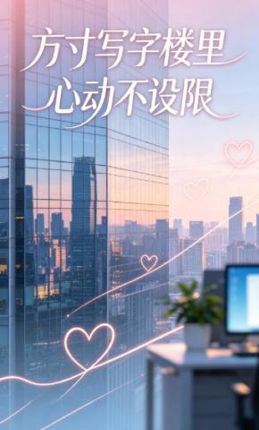 短剧《方寸写字楼里，心动不设限》海报