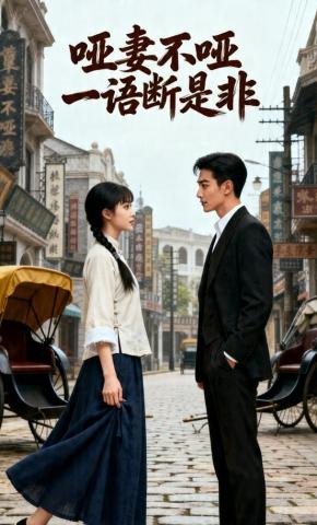 短剧《哑妻不哑，一语断是非》海报
