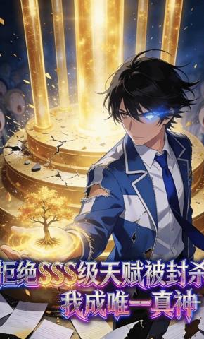 短剧《拒绝SSS级天赋被封杀，我成唯一真神》海报