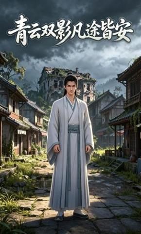 短剧《青云双影凡途皆安》海报