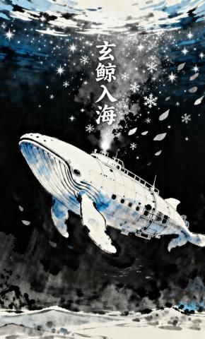 短剧《玄鲸入海》海报