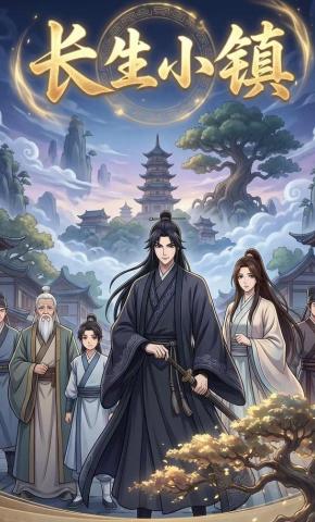 短剧《长生小镇》海报