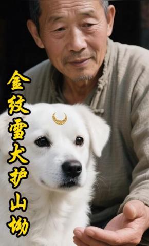 短剧《金纹雪犬护山坳》海报