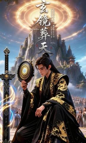 短剧《玄镜葬天》海报