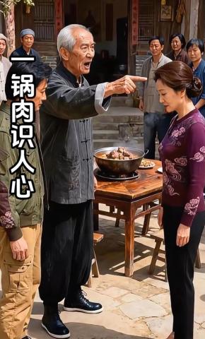 短剧《一锅肉识人心》海报