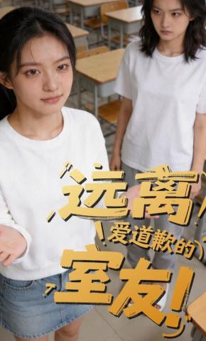 短剧《远离爱道歉的室友》海报