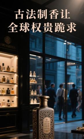 短剧《古法制香让全球权贵跪求》海报