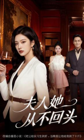 短剧《夫人她从不回头》海报