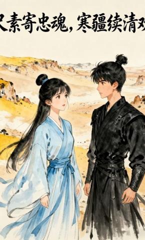 短剧《尺素寄忠魂，寒疆续清欢》海报