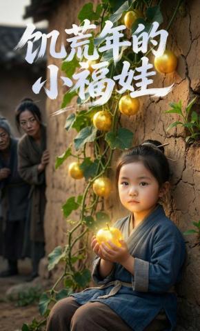 短剧《饥荒年的小福娃》海报