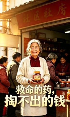 短剧《救命的药掏不出的钱》海报