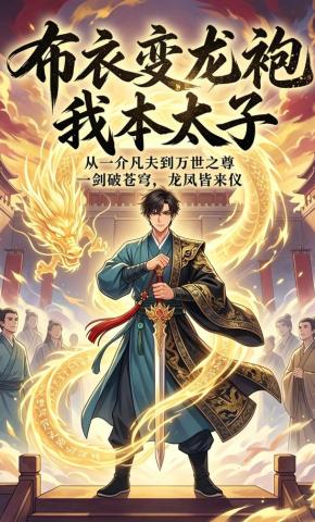 短剧《布衣变龙袍：我本太子》海报