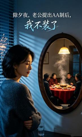 短剧《除夕夜，老公提出AA制后，我不装了》海报