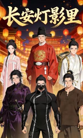 短剧《长安灯影里》海报