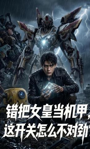 短剧《错把女皇当机甲，这开关怎么不对劲？》海报