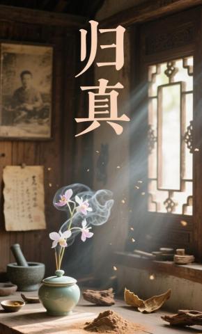 短剧《归真》海报