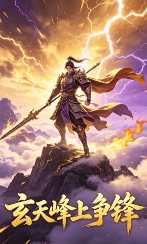短剧《玄天峰上争锋》海报