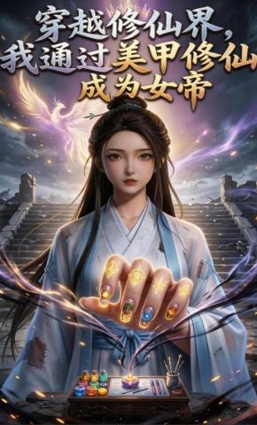 短剧《穿越修仙界，我通过美甲修仙成为女帝》海报