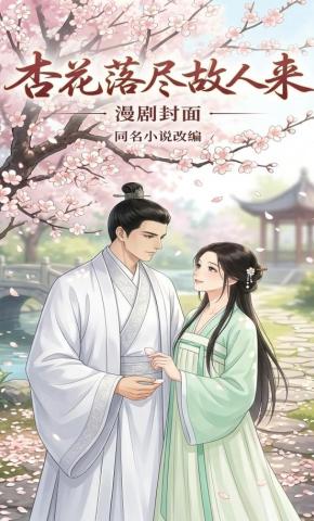 短剧《杏花落尽故人来》海报