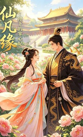 短剧《仙凡缘：陛下的掌心妃》海报