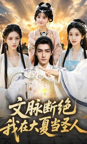 短剧《文脉断绝，我在大夏当圣人》海报