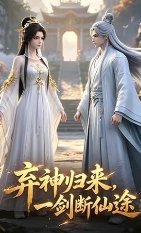 短剧《弃神归来，一剑断仙途》海报
