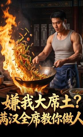 短剧《嫌我大席土？满汉全席教你做人》海报