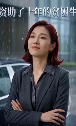 短剧《资助了十年的贫困生》海报