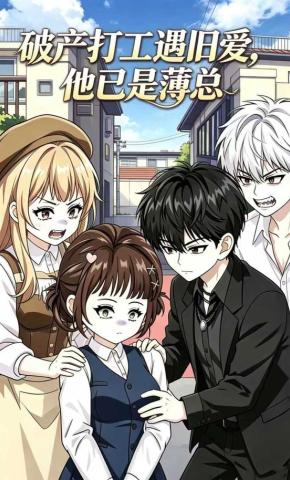短剧《破产打工遇旧爱，他已是薄总》海报