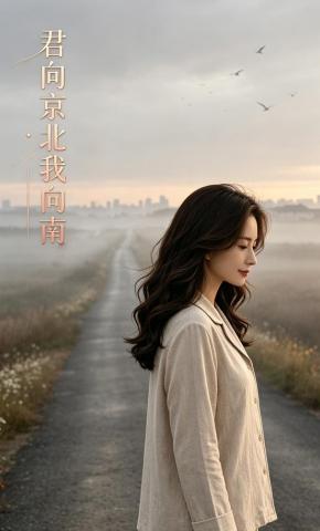 短剧《君向京北我向南》海报