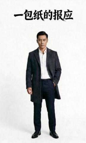 短剧《一包纸的报应》海报
