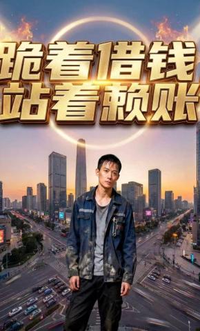 短剧《跪着借钱，站着赖账》海报