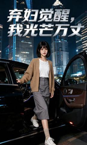 短剧《弃妇觉醒，我光芒万丈》海报