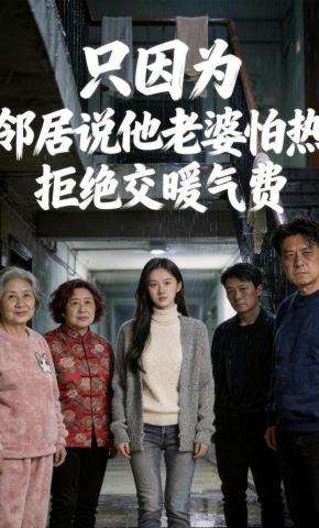 短剧《只因为邻居说他老婆怕热拒绝交暖气费》海报