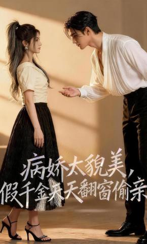 短剧《病娇太貌美，假千金天天翻窗偷亲》海报